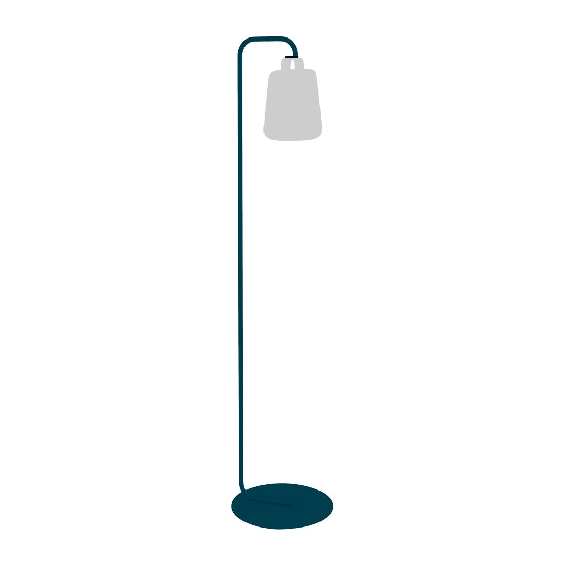 Balad upright stand Floor lamp for indoors and out Fermob Fermob
